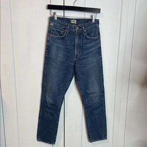 Citizens Of Humanity - 24 - Premium Vintage High Rise Slim Straight Dark Jeans